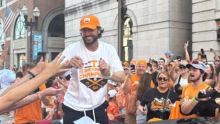 Tennessee Baseball National Championship PARADE HIGHLIGHTS  Tony Vitello Blake Burke [upl. by Coffeng]