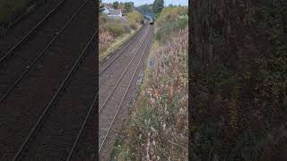 68002 Hill starts the 4D47 Inverness to Coatbridge tesco at Culloden Moor 26102024 [upl. by Cram]