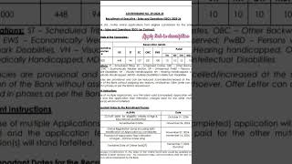 IDBI bank executives big vacancy jobupdate bankjobs idbibankcareer newjobopenings ytshorts [upl. by Millham565]