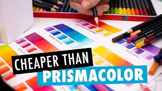 The BEST Prismacolor ALTERNATIVES I put 7 affordable colored pencil sets to the test [upl. by Ylrebmic38]