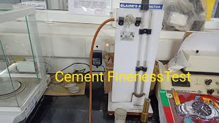 Cement Fineness Test [upl. by Atinra]