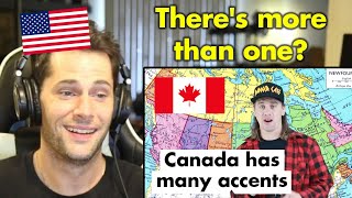 American Reacts to Canadas Different Accents [upl. by Whitver]