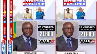 Entretien Exclusif avec Président Idrissa Seck candidat à lélection Présidentielle [upl. by Anehs]