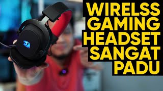 THE BEST Wireless Gaming Headset Bawah RM200  Review Redragon Zeus Pro 71 Wireless Gaming Headset [upl. by Atekihc]