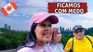 NOS PERDEMOS EM UMA FLORESTA DE TORONTO  Viajar para o Canadá🇨🇦 [upl. by Dorita41]