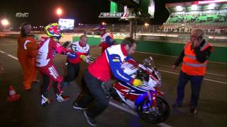 24 Heures Motos 2015  Les highlights de la huitième heure de course [upl. by Ecineg]