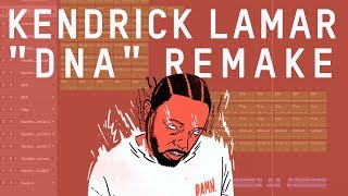 Making a Beat Kendrick Lamar  DNA Remake [upl. by Gussi960]