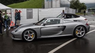 2x Porsche Carrera GT revs and accelerations [upl. by Treblih811]