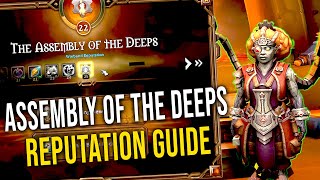 Assembly of the Deeps Renown Guide  All Reputation Sources  The War Within [upl. by Egidio]