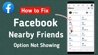 How To Fix Facebook Nearby Friends Option Not Showing 2024  Nearby Friends Facebook Not Working [upl. by Bashuk]