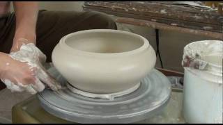 55 Throwing  Making a Porcelain Casserole with HsinChuen Lin [upl. by Allehc]