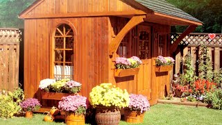 50 Garden Shed Ideas  Clever Design Ideas for a Tiny and Small Shed [upl. by Grew]