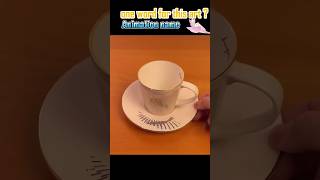 Watch This Cup Reveal a Secret Animation 🕊️ shorts [upl. by Ytisahc]