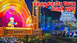 Gran Fiesta Tour Starring The Three Caballeros at EPCOT Walt Disney World Aug 2024 4K [upl. by Nerfe]