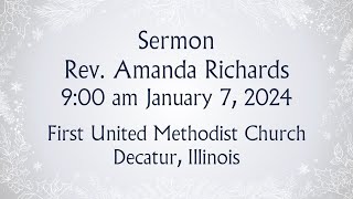 First United Methodist Church Decatur IL 01 07 2024 [upl. by Daniel806]