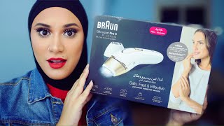 Braun Silkexpert pro 5 IPL Unboxing  جهاز إزالة الشعر بالليزر ف البيت [upl. by Merle]