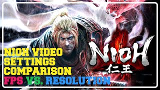 Nioh PS4 Alpha Demo  FPS vs Resolution Mode  Video Settings Comparison [upl. by Nedyrb261]