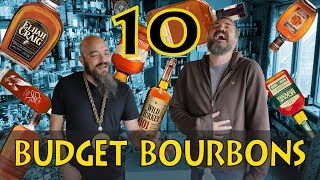 Top 10 Budgetish Bourbons according to whiskey lovers [upl. by Ruhtracm]