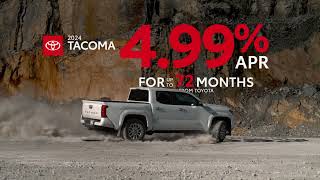 2024 Toyota Tacoma  November 2024 Incentives at Your Local Richmond Toyota Dealers [upl. by Aicelet]