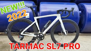 NEW Specialized Tarmac SL7 PRO 2022  SRAM Force eTap Axs 1x Specialized roadbike [upl. by Asyl]