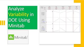 DOE Part 7  Analyze Variability in DOE Using Minitab [upl. by Eremehc]