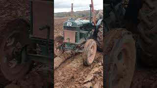 Fordson Model N Tractor at BDVPS Ploughing Match Stratford Upon Avon Sunday 14th January 2024 [upl. by Esilrac]