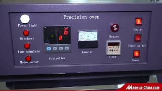 72L precision hot air oven [upl. by Ardnoid]