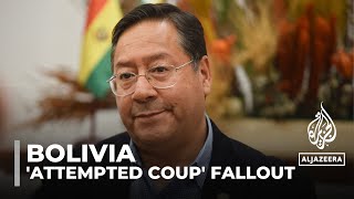 Bolivias president talks about the attempted coup and the challenges Bolivia faces today [upl. by Dulcia]