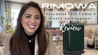 Review of the RIMOWA Essential Lite Cabin Carryon [upl. by Etteinotna393]