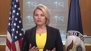 Department Press Briefing  May 22 2018 [upl. by Erehs]