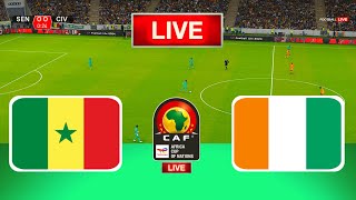 LIVE🔴 Senegal Vs Ivory Coast  Africa Cup of Nations  Round of 16  Live Football Match Today [upl. by Saimon]