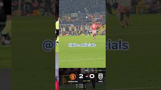 Manchester United 20 against Paok at old trafford on Europa League match mufc shorts [upl. by Barbee]