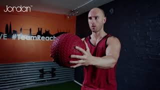 Top 3 Slam Ball exercises  Jordan Fitness workout series 1 [upl. by Clein965]