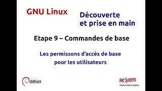 Intro Linux  étape 9 [upl. by Ledeen600]