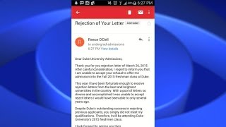 Rejected student sends school a rejection letter of her own [upl. by Venice]