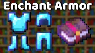 BEST Armor Enchantments in Minecraft 121 Java and Bedrock [upl. by Giannini]