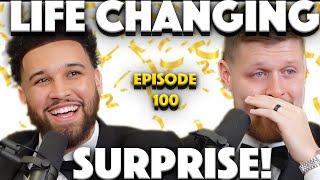 THE BIGGEST SURPRISE EVER You Should Know Podcast Episode 100 [upl. by Ainolloppa590]