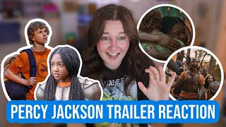 Percy Jackson and The Olympians Teaser Trailer REACTION [upl. by Eidroj]