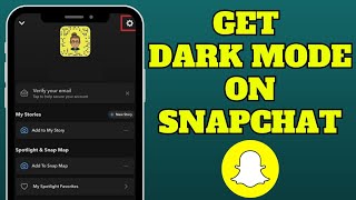 2023 How to Get Dark Mode on Snapchat  Snapchat Dark Mode iOSAndroid [upl. by Elleirb]