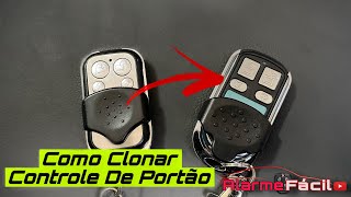 Como Fazer Cópia Controle de Portão ✅ Controle Clonador [upl. by Atinehs]