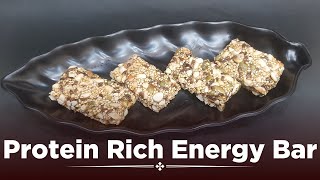 Protein Rich Energy Bar recipe  Dry Nuts Energy Bars  एनर्जी बार  Protein Bar Recipe  Energy Bar [upl. by Ahsienat]