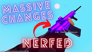 HK416 NERF and NEW GUNS in phantom forces UPDATE also new grenades [upl. by Hazen]