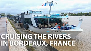 AmaWaterways AmaDolce Full River Ship Tour Bordeaux Cruise [upl. by Dixie]