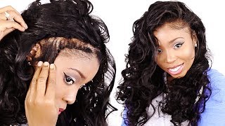 Flip Over METHOD NO PARTING  Sew In Secrets 1  Wondess Hair [upl. by Uela]