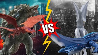 Battle Gyaos Viras Guiron VS Gamera  Gozilla [upl. by Volny]