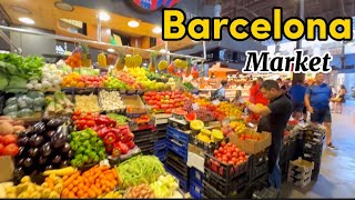 BarcelonaLa Boqueria Market The Most Popular Market In Barcelona [upl. by Gottlieb285]