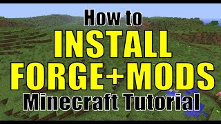 How to install minecraft modpacks  All versions  Easy minecraft Forge and Mods [upl. by Idette]