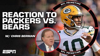 Jordan Love has been CLUTCH many times  Chris Berman reacts to PackersBears  NFL PrimeTime [upl. by Nevah352]