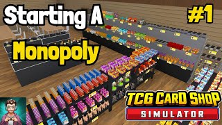 Monopolizing All The Cards in TCG Card Shop  Part 1 [upl. by Leva]