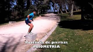 Personal Running PLIOMETRÍA  POTENCIA DE PIERNAS Subida y bajada de banco  salto en longitud [upl. by Joseito]